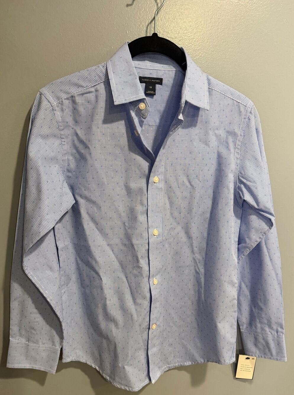 NWT Tommy Hilfiger Boys' Button Down - Size 12